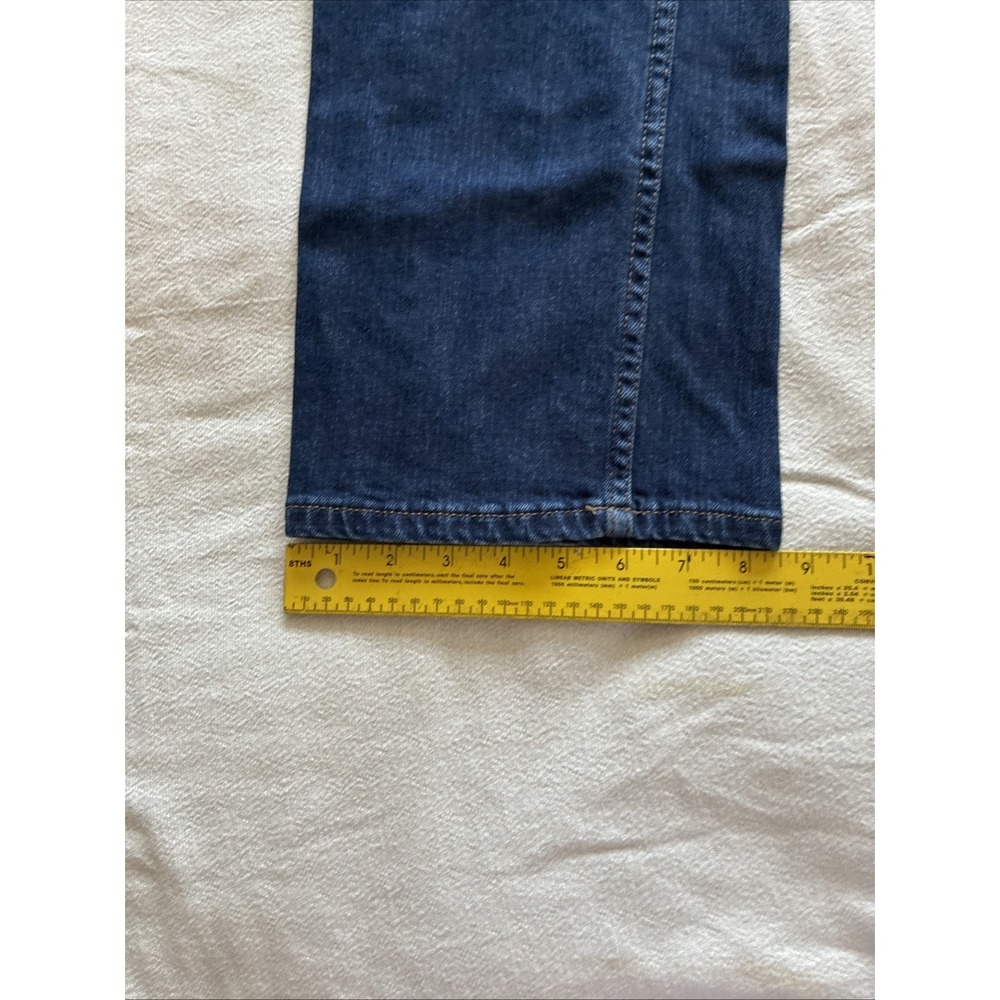 Eddie Bauer Men's Jeans 36 X 34* Dark Blue Straight Fit Stretch Midrise Normcore - Picture 5 of 16